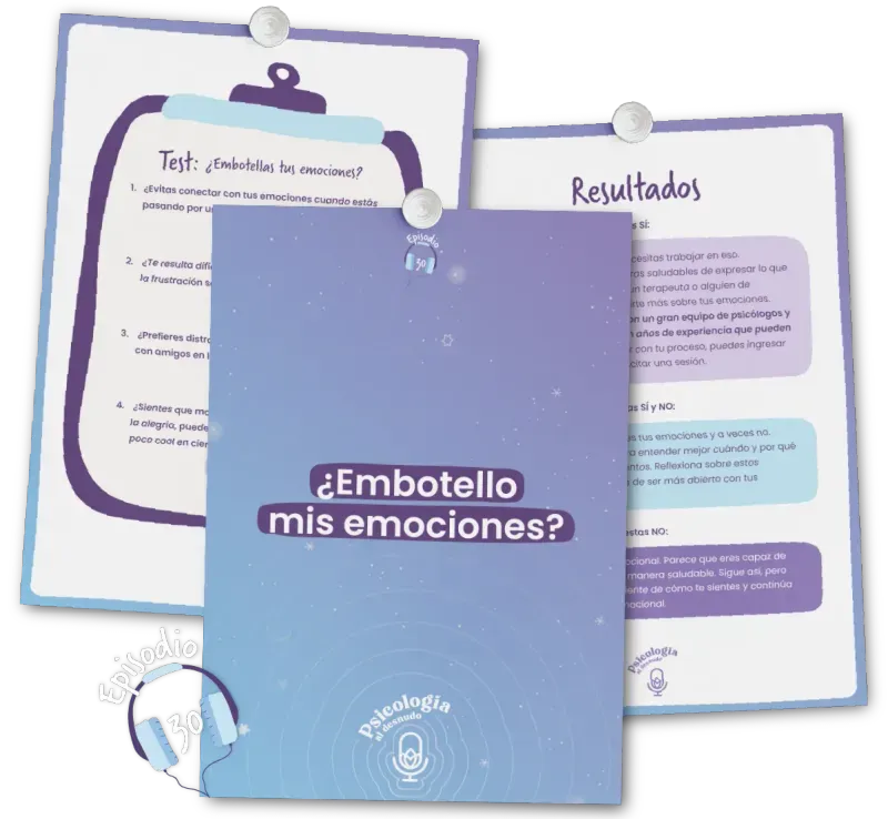 ¿Embotello mis emociones?