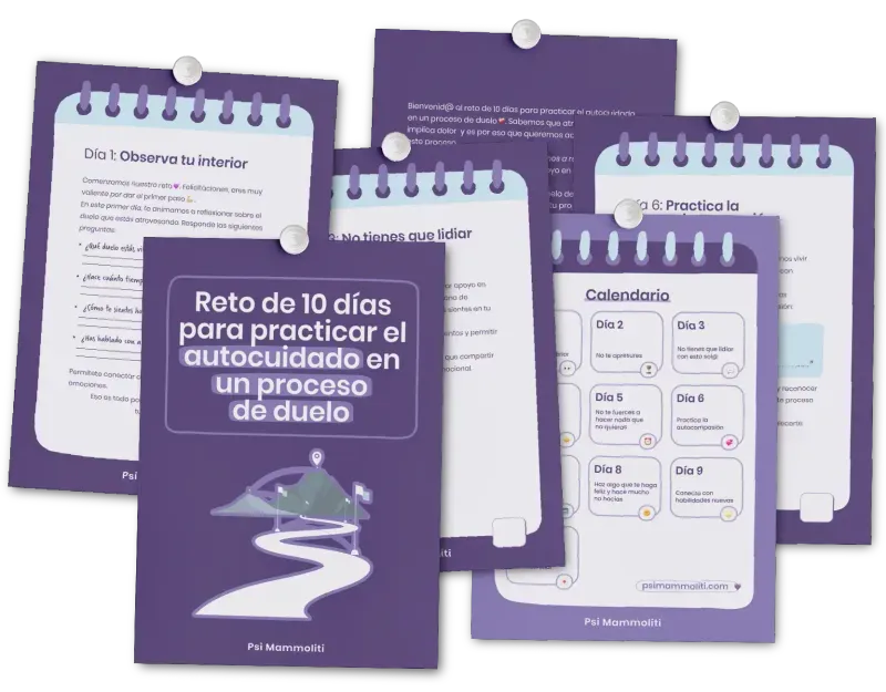 Reto de 10 días para practicar el autocuidado en un proceso de duelo