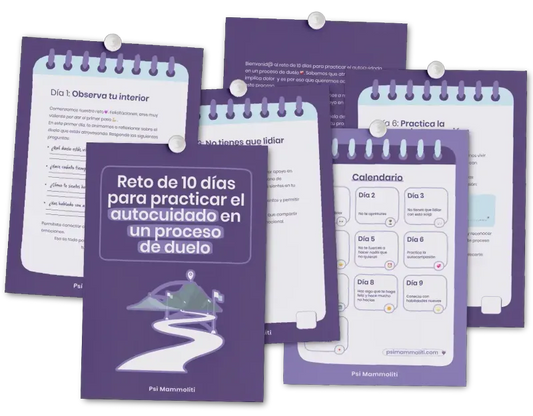 Reto de 10 días para practicar el autocuidado en un proceso de duelo