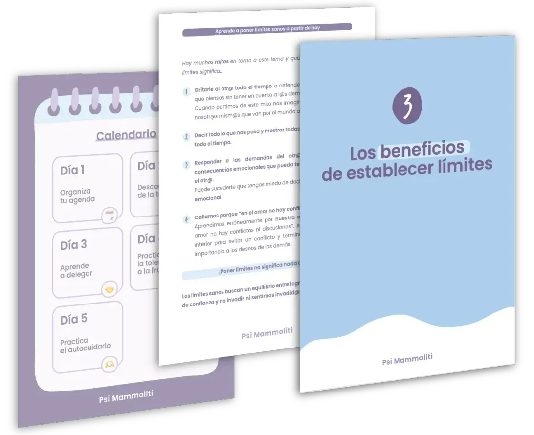 Aprende a poner límites sanos a partir de hoy (EBOOK + RETO)