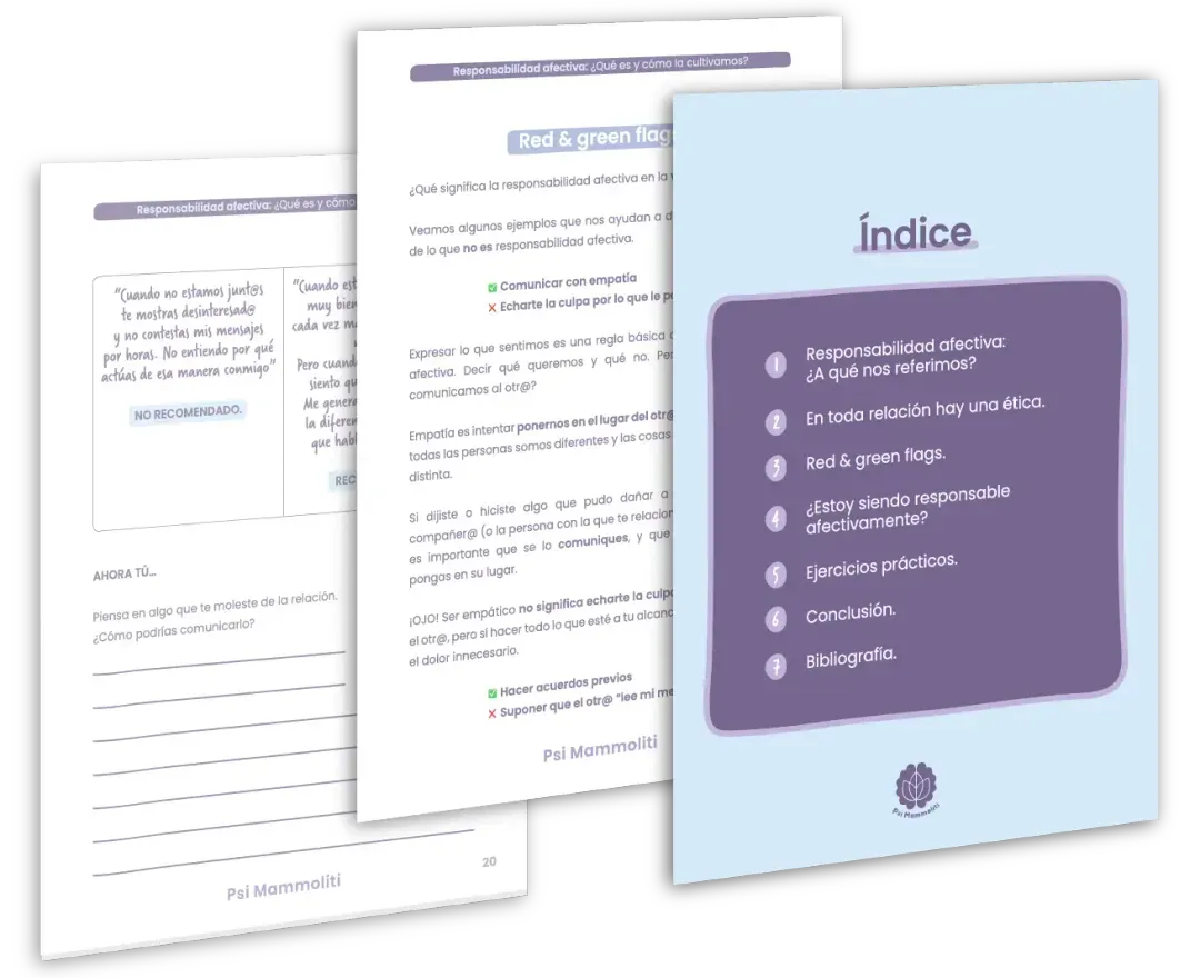 Responsabilidad afectiva: ¿Qué es y cómo la cultivamos? (EBOOK + RETO)