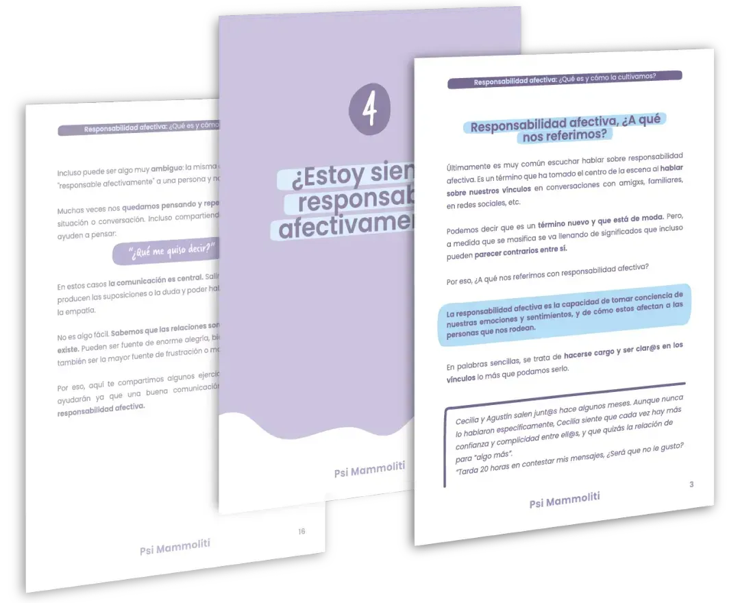 Responsabilidad afectiva: ¿Qué es y cómo la cultivamos? (EBOOK + RETO)