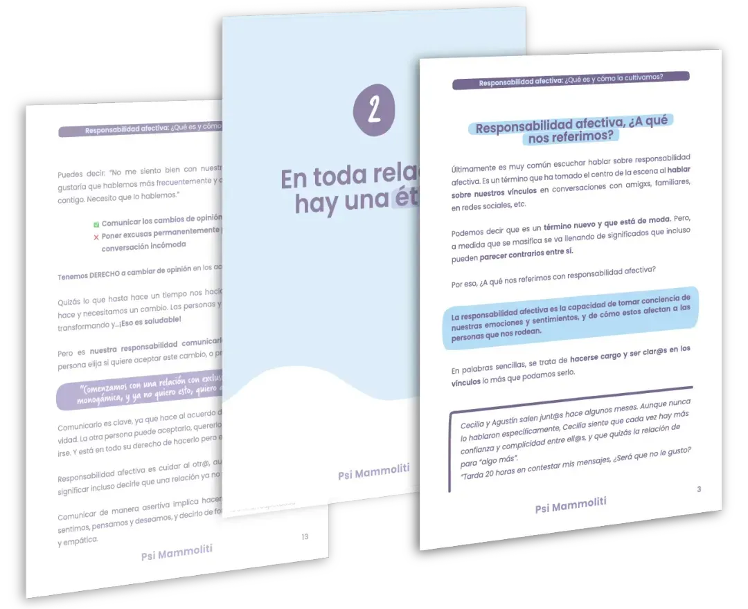 Responsabilidad afectiva: ¿Qué es y cómo la cultivamos? (EBOOK + RETO)