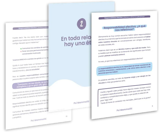 Responsabilidad afectiva: ¿Qué es y cómo la cultivamos? (EBOOK + RETO)