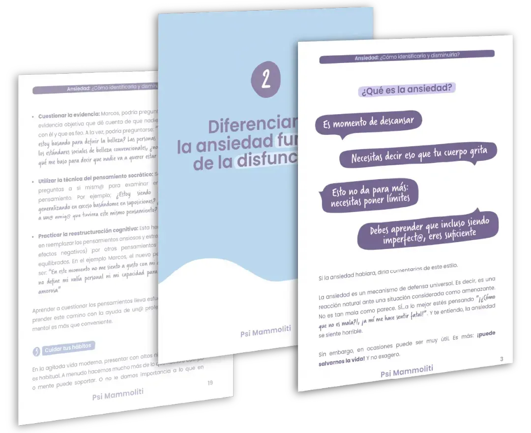 Ansiedad: ¿Cómo identificarla y disminuirla?