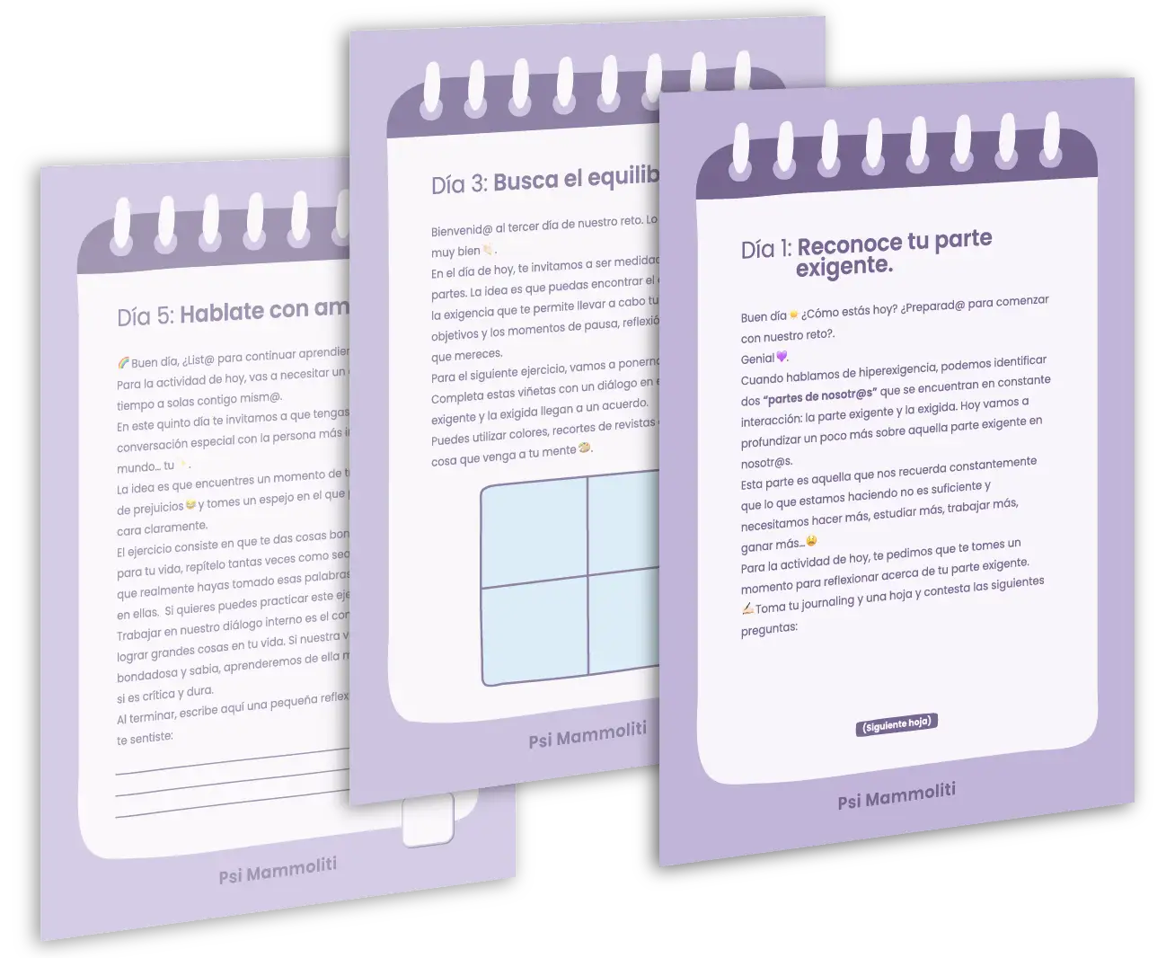 Reto de 10 días para reducir tu hiperexigencia