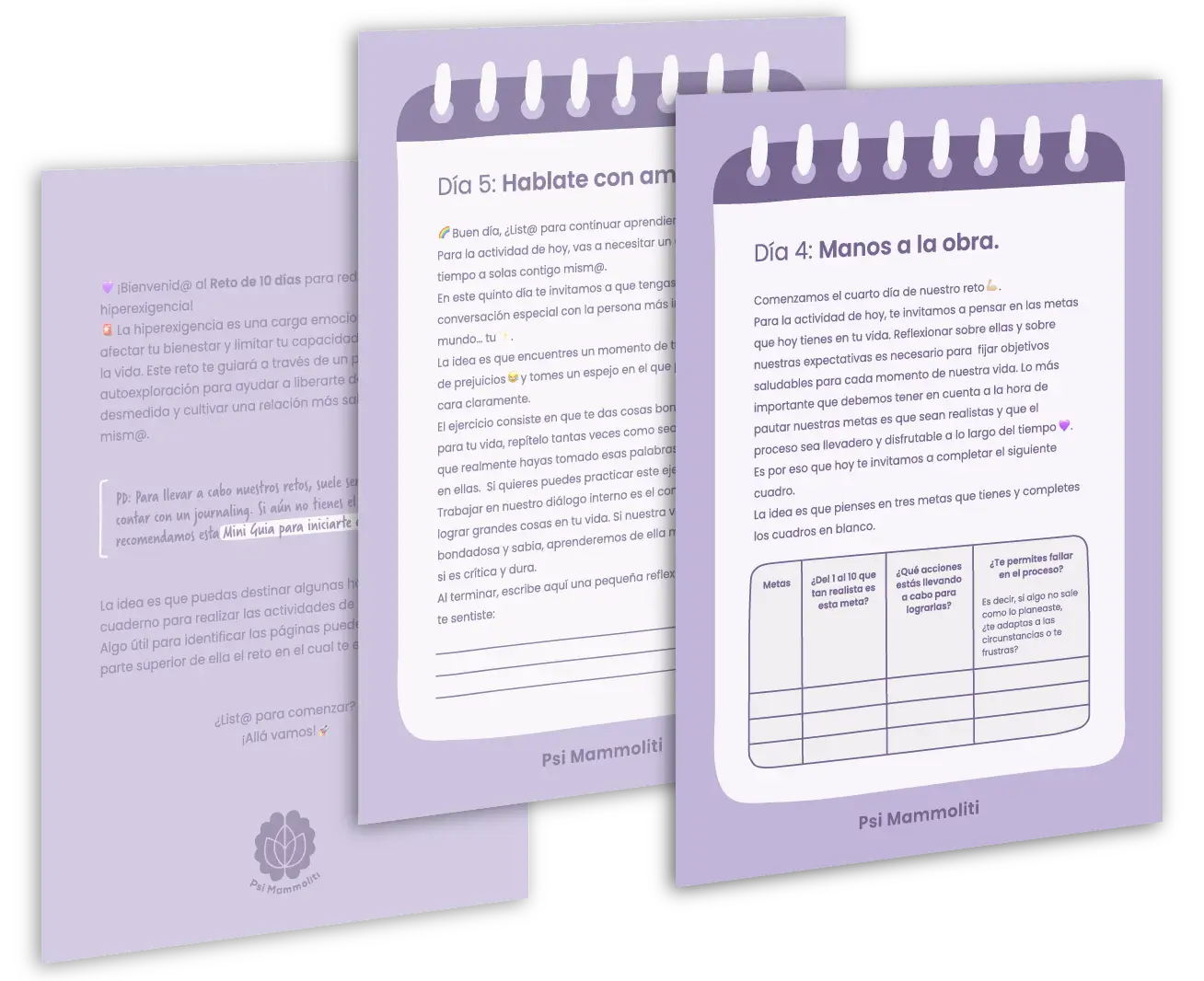 Reto de 10 días para reducir tu hiperexigencia