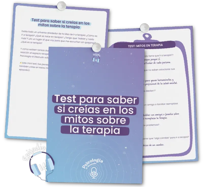 Test sobre mitos de la psicoterapia