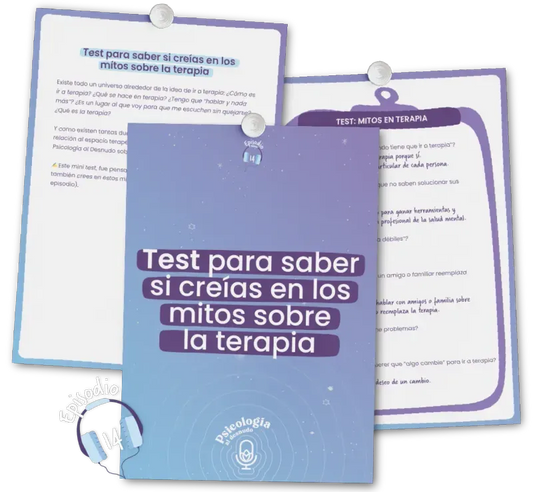 Test sobre mitos de la psicoterapia