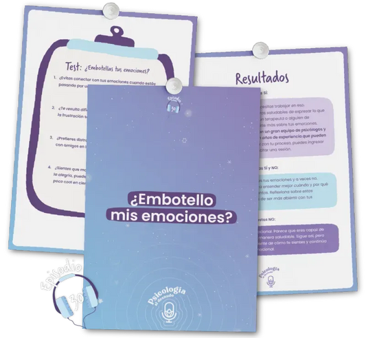 ¿Embotello mis emociones?