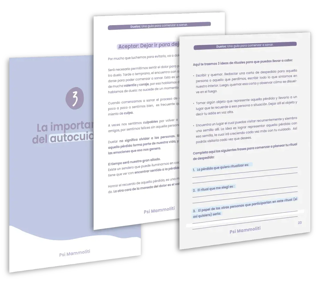 Duelos: Una guía para comenzar a sanar
