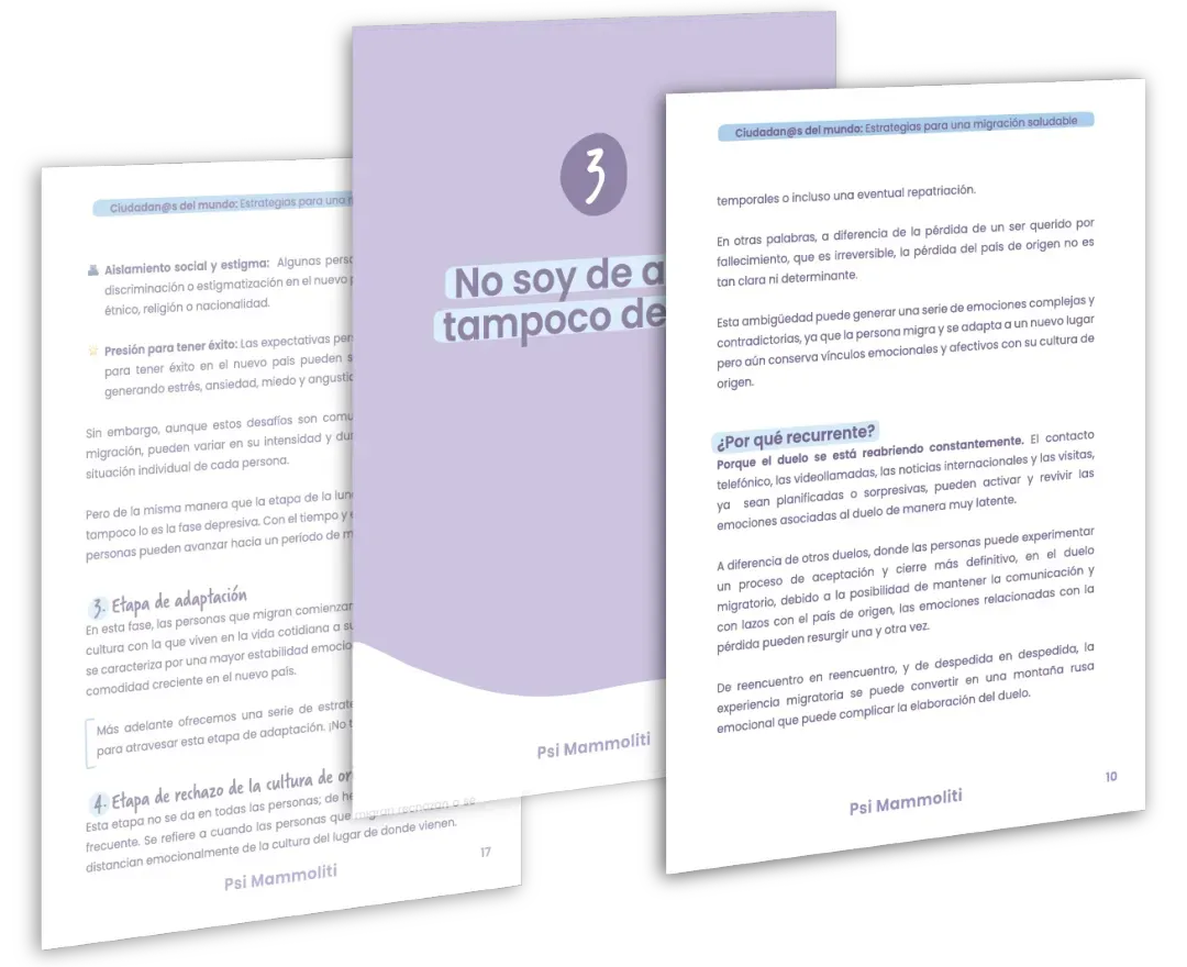 Ciudadan@s del mundo: Estrategias para una migración saludable