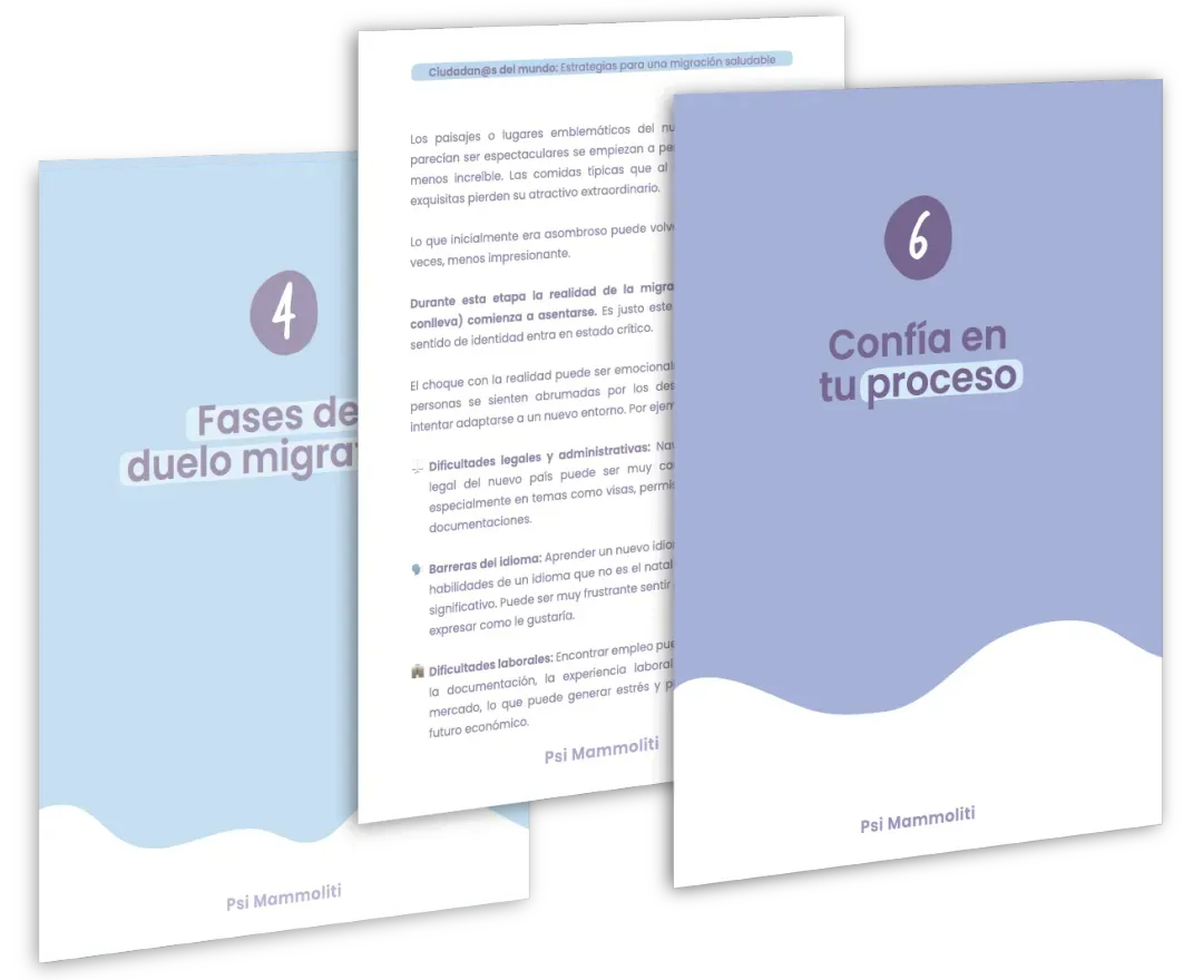 Ciudadan@s del mundo: Estrategias para una migración saludable